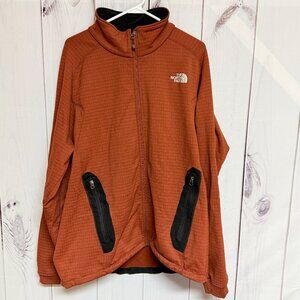 The North Face Men’s Summit Series Full Zip Jacket XL Orange EUC